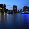 マジックアワーの永代橋