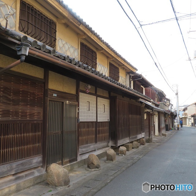 下津井の町並み