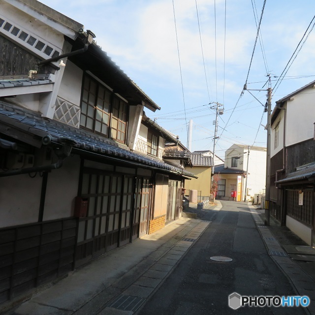 下津井吹上の町並み