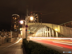 夜の勝鬨橋