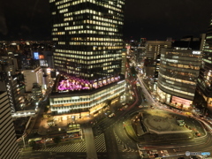 名古屋駅前の夜景