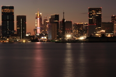 夕暮れの東京タワー