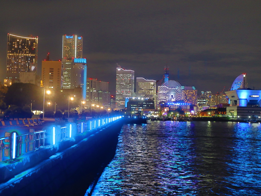 夜の横浜