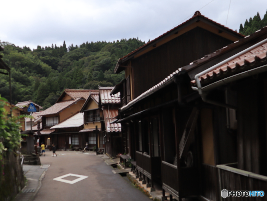 大森銀山の町並み