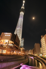 夜のスカイツリー