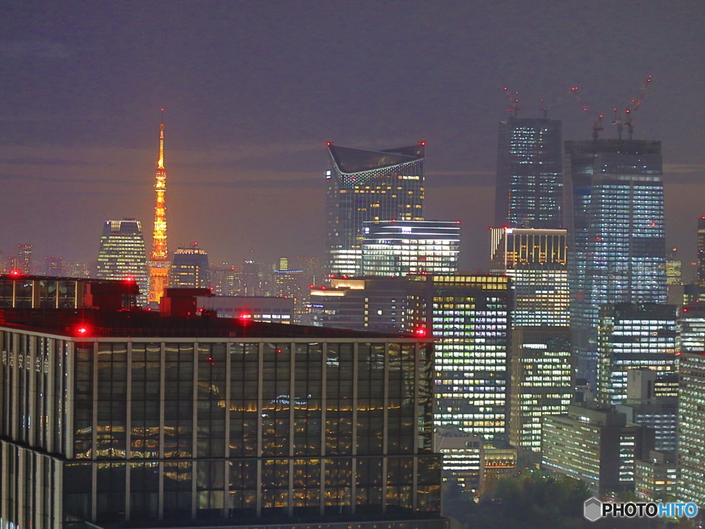 丸ビルからの夜景