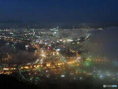 函館山から臨む函館夜景
