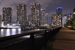 夜の運河
