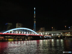 夜の駒形橋