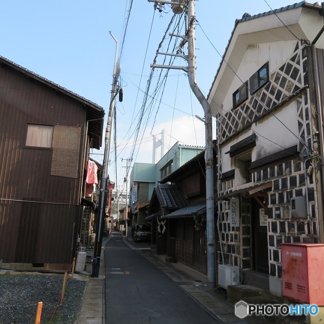 下津井吹上の町並み