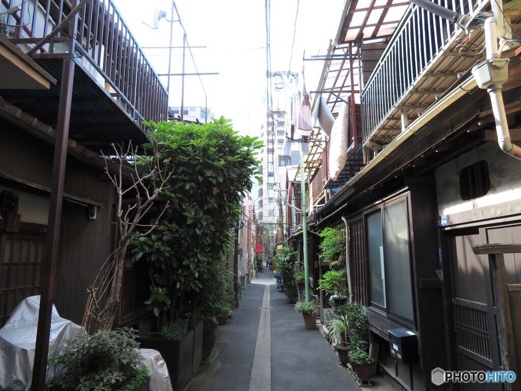 月島の路地