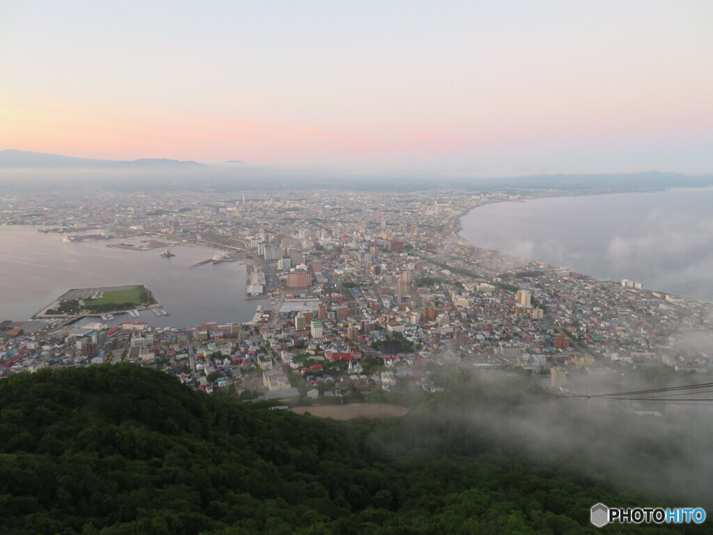 函館山から臨む函館全景