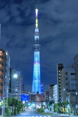 夜のスカイツリー