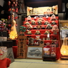 旅館の雛飾り