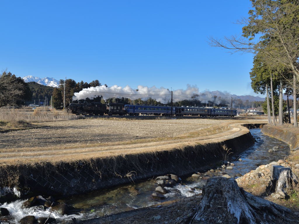 古大谷川沿い