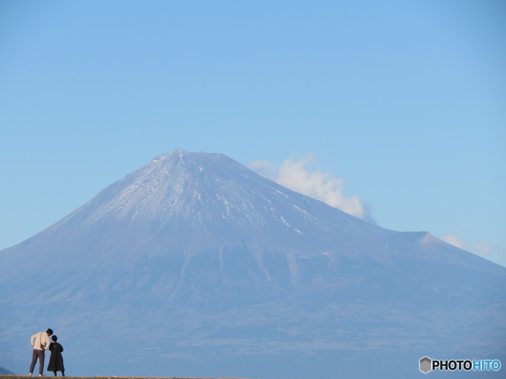 富士を眺める