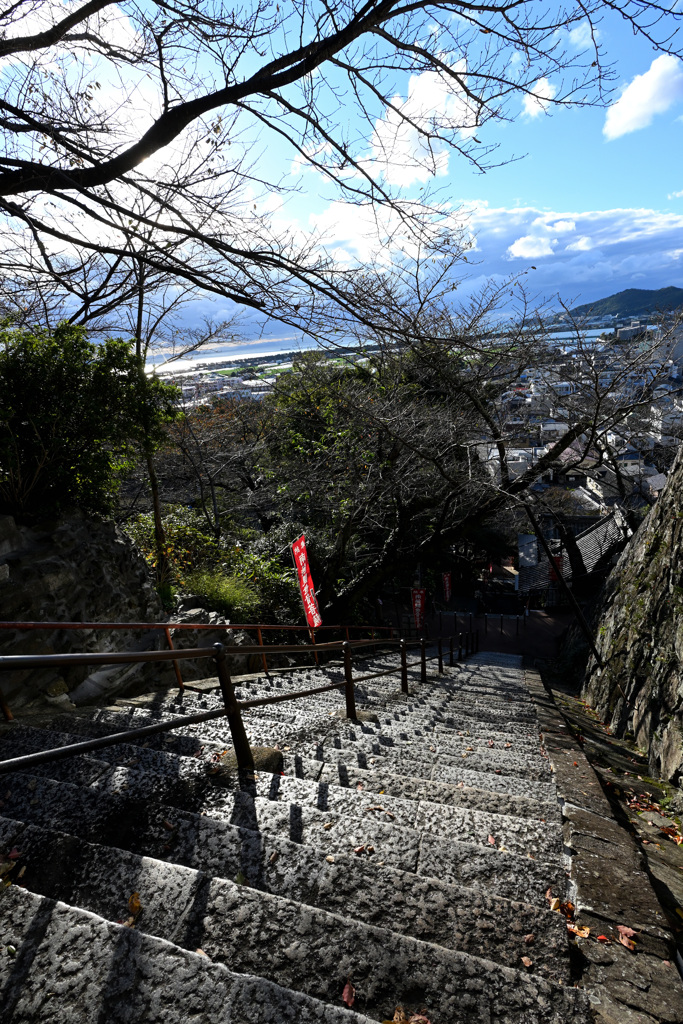 二番目の寺院  紀三井寺…上から目線で
