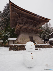 雪の高野山 ２