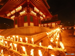 大阪・四天王寺万灯供養灯火会 参