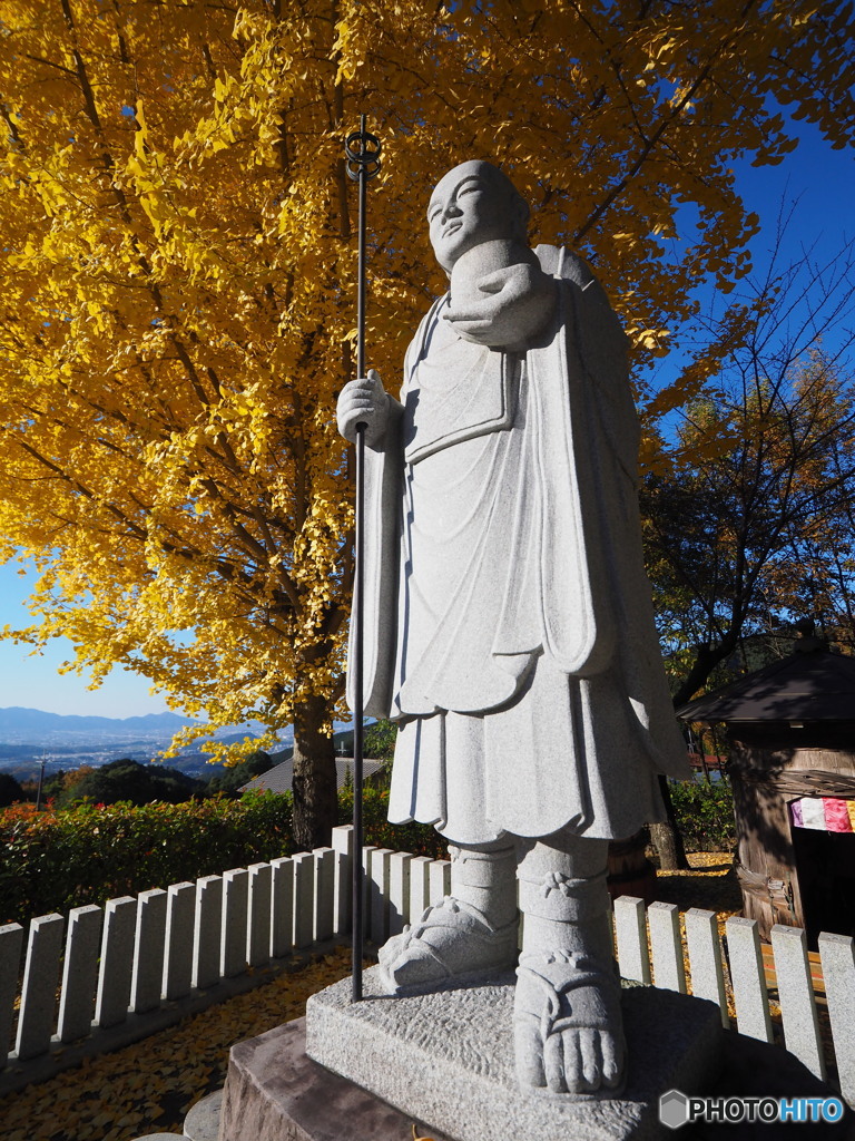 黄葉と寺院再び②