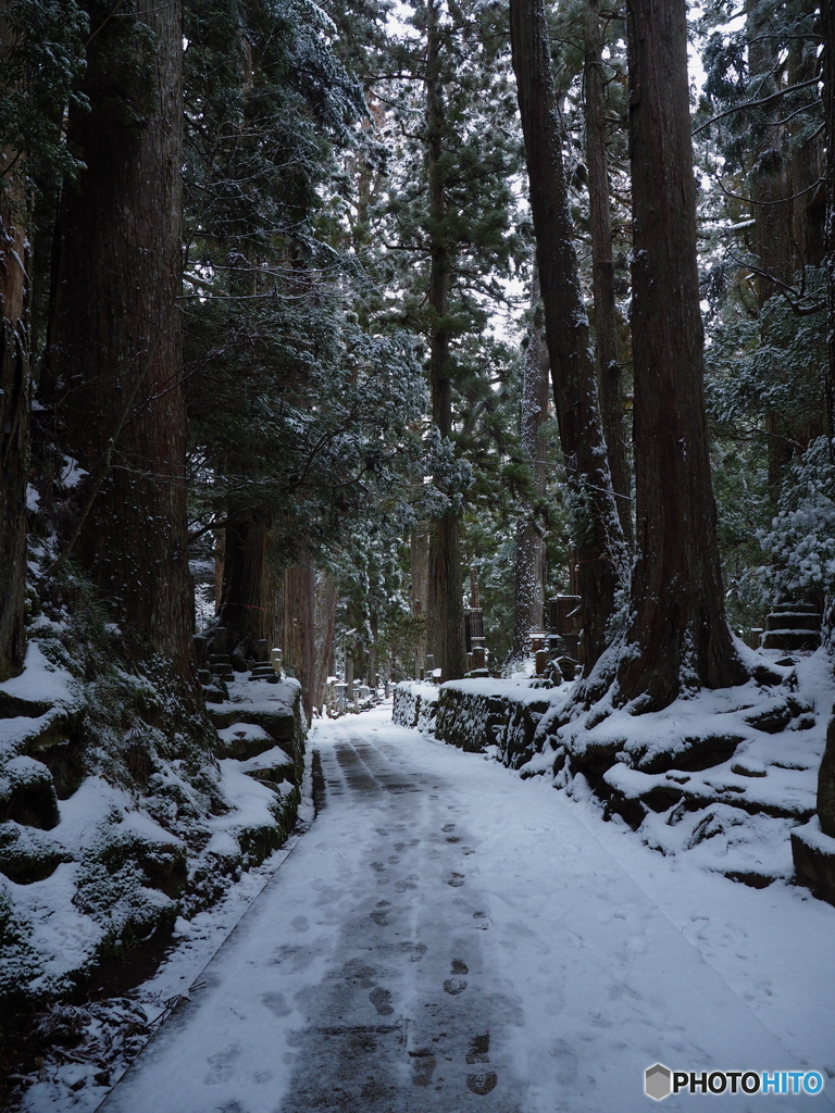 雪の高野山１