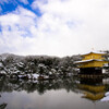雪の金閣寺