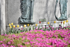 しばし足元を飾る