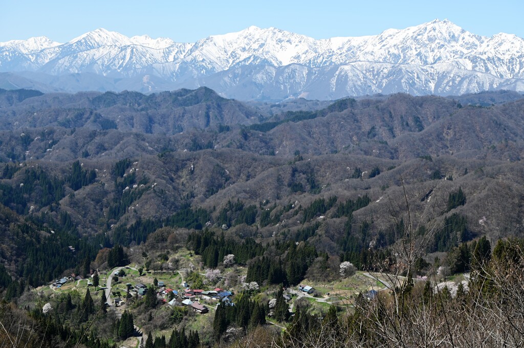 北アルプス連峰