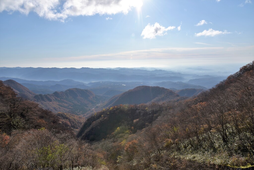 晩秋Ⅱ（山並み）