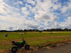 KSRと見た風景(牧草地)