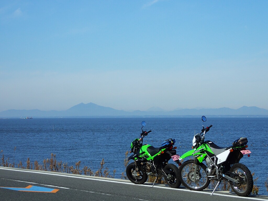 ＫＳＲと見た風景(霞ヶ浦からの筑波山)