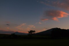 岩手の夕日