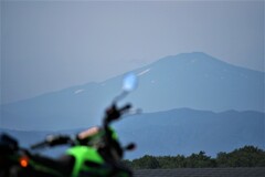 KSRと見た風景(鳥海山)