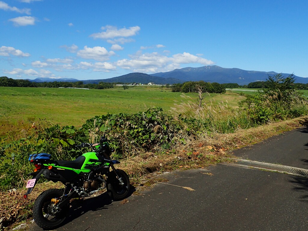 KSRと見た風景(栗駒山)