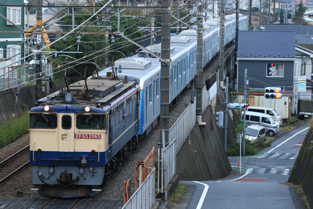 2021/10/16　9771　EF65-2065+西武40000系