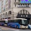 浅草駅　コロナ応援バス
