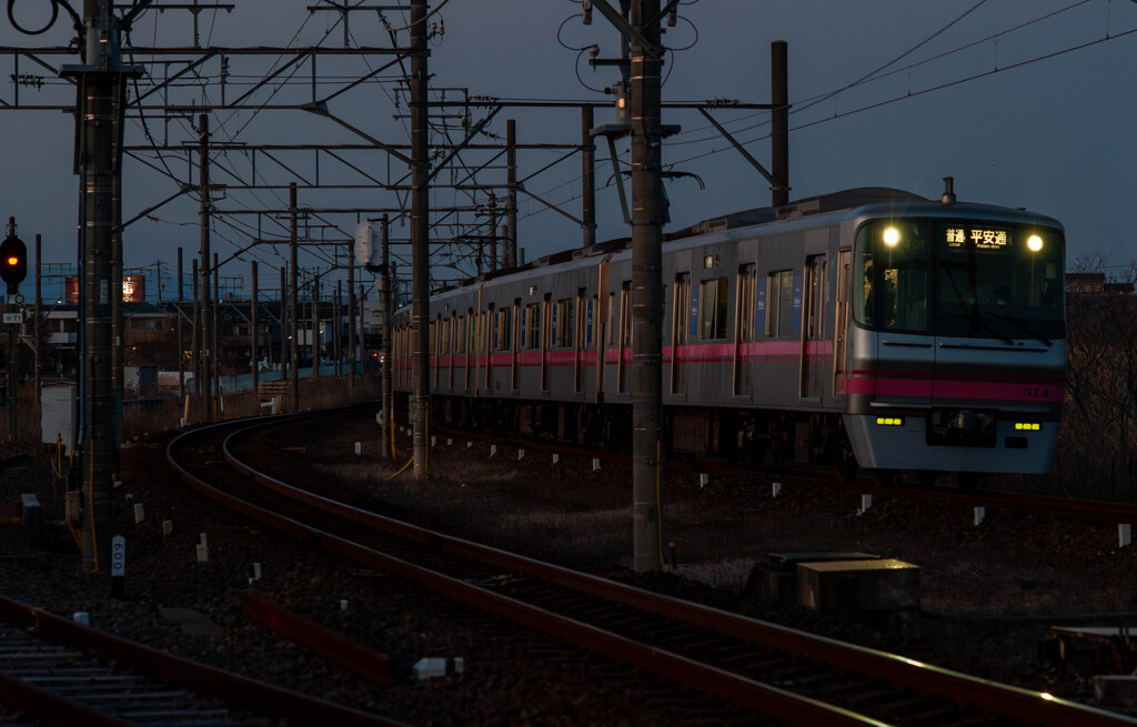 夕方散歩