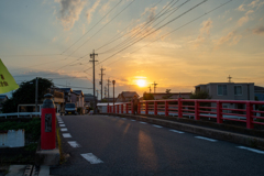 夕方散歩