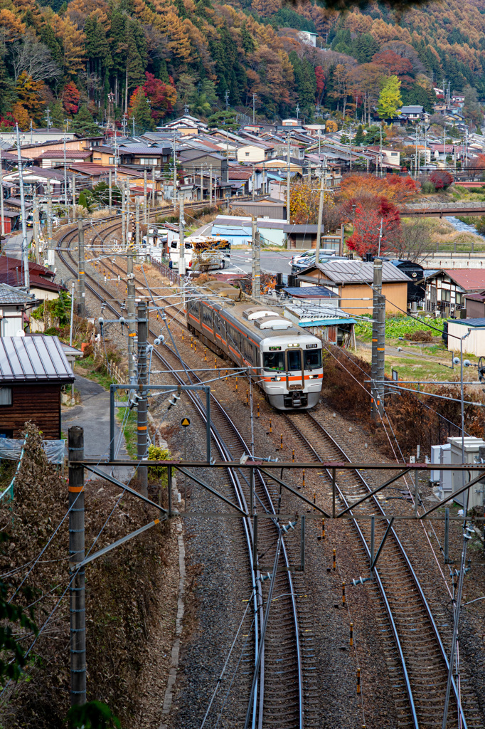 奈良井宿とワンマン