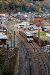 奈良井宿とワンマン