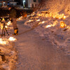 木曽ふくしま雪灯りの散歩路