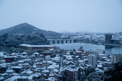 犬山城と木曽川