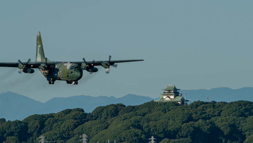 小牧山城とc-130