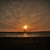 浜松　弁天島　夕焼け