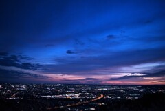 焼津　高草山　夕焼け