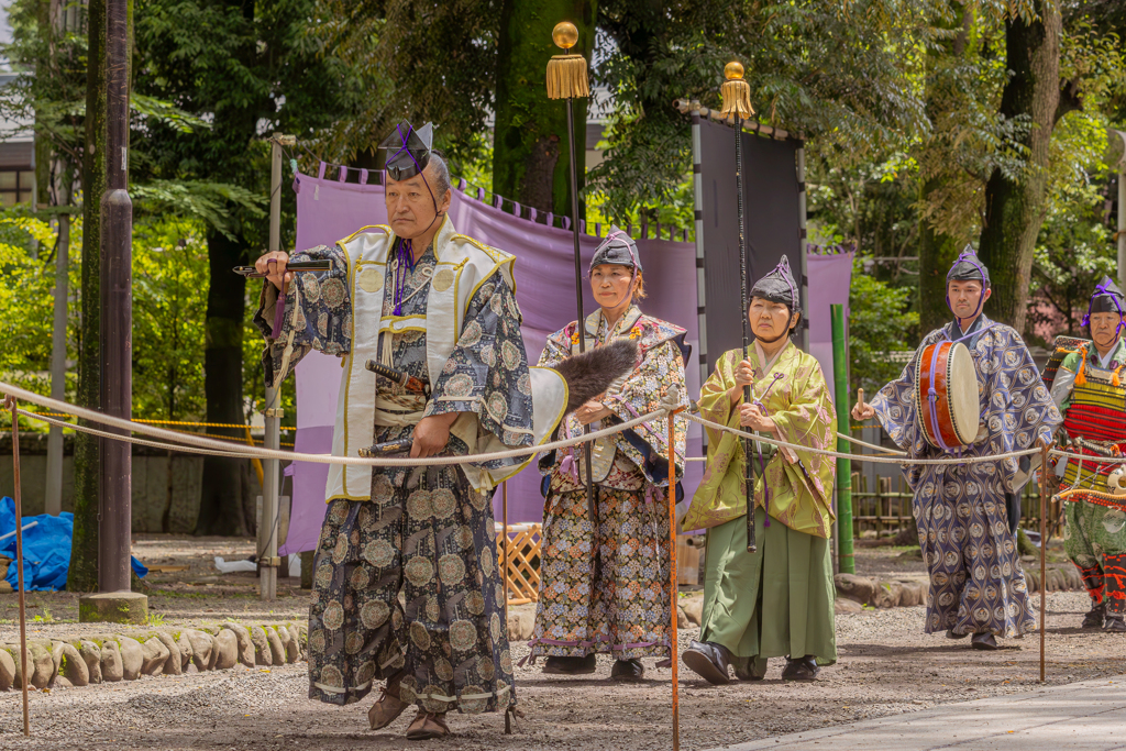 府中流鏑馬神事開始…その２