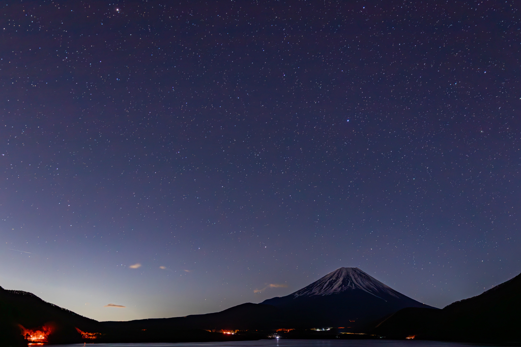 夜の散歩　本栖湖編その１