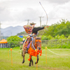 金襴の流鏑馬