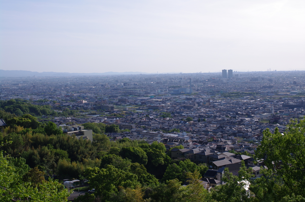 町と山２