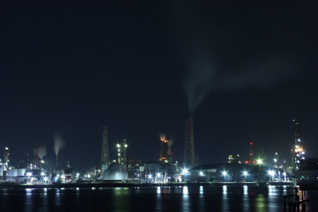 工場夜景